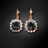Earrings "Splendor II (Graphite)" with Swarovski™ crystals